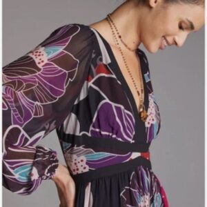 Anthropologie, Let Me Be Dress
Colorful Maxi Floral Dress
Boho Festival